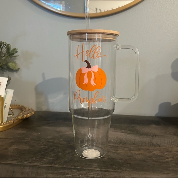 Hobby Lobby Other - NEW Hobby Lobby Hello Pumpkin Glass Tumbler